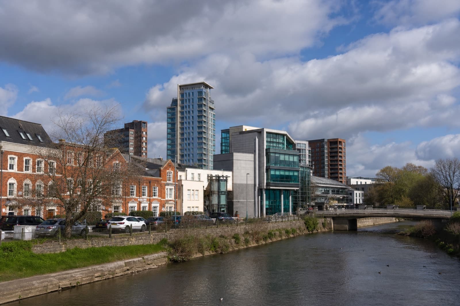 Ashford town and station area, Kent